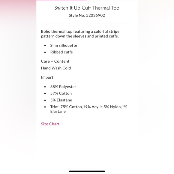 Free People Switch It Up Cuff Thermal Top L - Picture 2 of 5